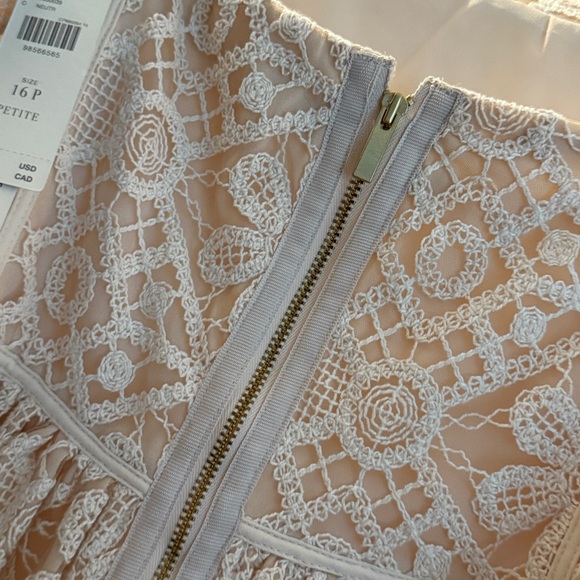 By Anthropologie Lace Basque-Waist Mini Dress - Picture 5 of 6